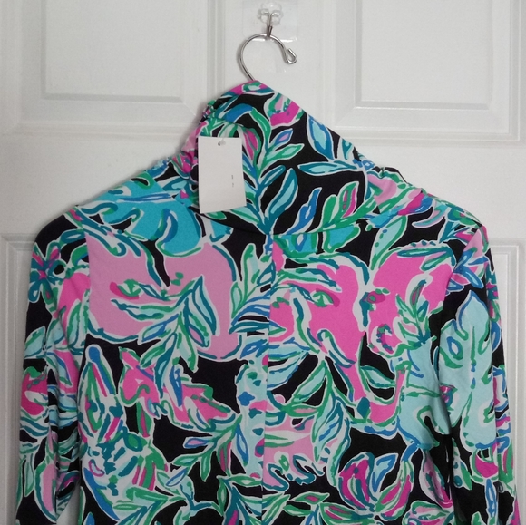 Lilly Pulitzer LilShield UPF 50+ Dress in Onyx Let’s Get Wild Print Size… - Picture 8 of 14